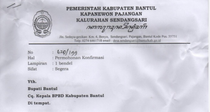 surat+lurah+desa+sendangsari+ke+Bupati+Bantul