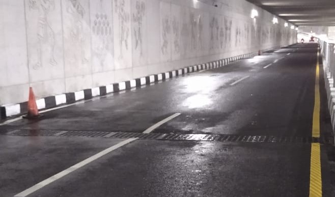 Dasar+underpass+Kentungan+steril+genangan