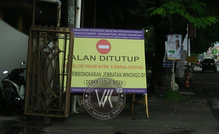 Jalan Bantul ditutup 3